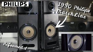 Philips MatchLine [ 25dc2060/20r ] 2 way Speakers | Bass Test after Refoam