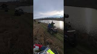 ATV Line by the Lake #LimitlessOffroad #atvlife #offroad4x4 #quadriding #mudding