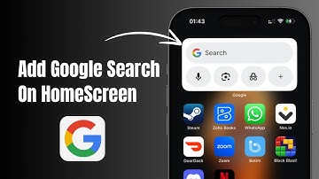 How to Add Google Search Bar on iPhone Home Screen (2025 Easy Guide)