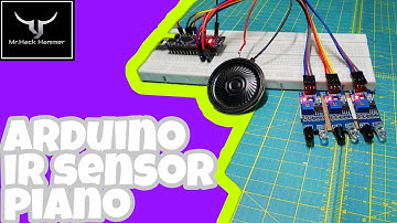 How to make wireless piano with proximity sensor
