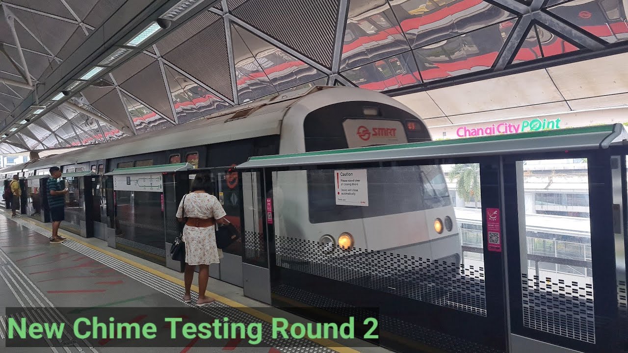 [HISTORICAL][Chime Testing Again!] SMRT TRAINS Ride From Expo to Tanah ...