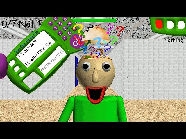 Baldi's Basics in Education and Learning 1.4.4 [Baldi's Basics] [Mods]