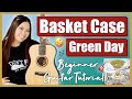 Basket Case 🤪 Green Day Acoustic Guitar Lesson 🎸 Beginner Tutorial | Chords, Strumming & Guide! 📝
