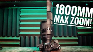 Sony Superzoom vs  MONSTER LENS @ChristopherBurress