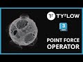 3DSMAX TyFLow: Point Force Operator