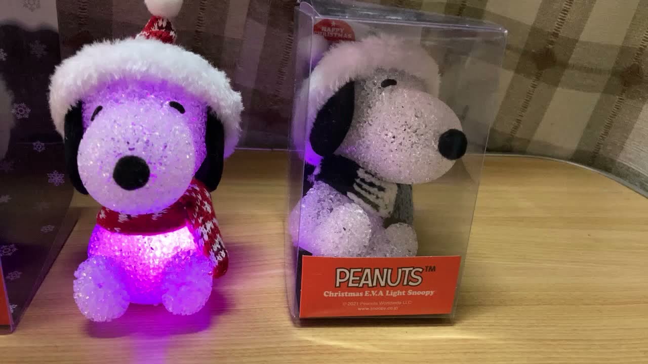 スヌーピー クリスマスライト Christmas Snoopy - YouTube