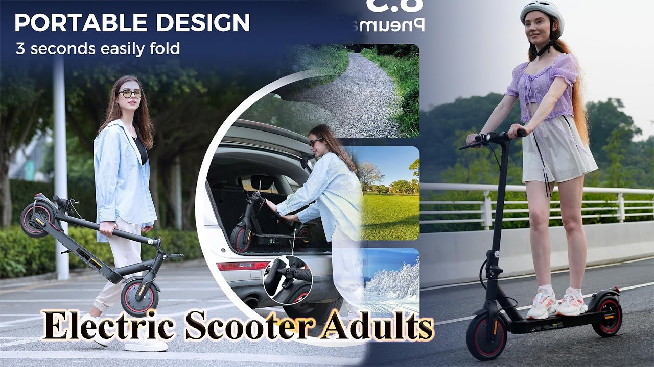 Electric Scooter for Adults – 500W / 1000W Motor, Long Range & High Speed Performance