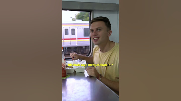 Pertama kali menggunakan KERETA API EKONOMI di Indonesia