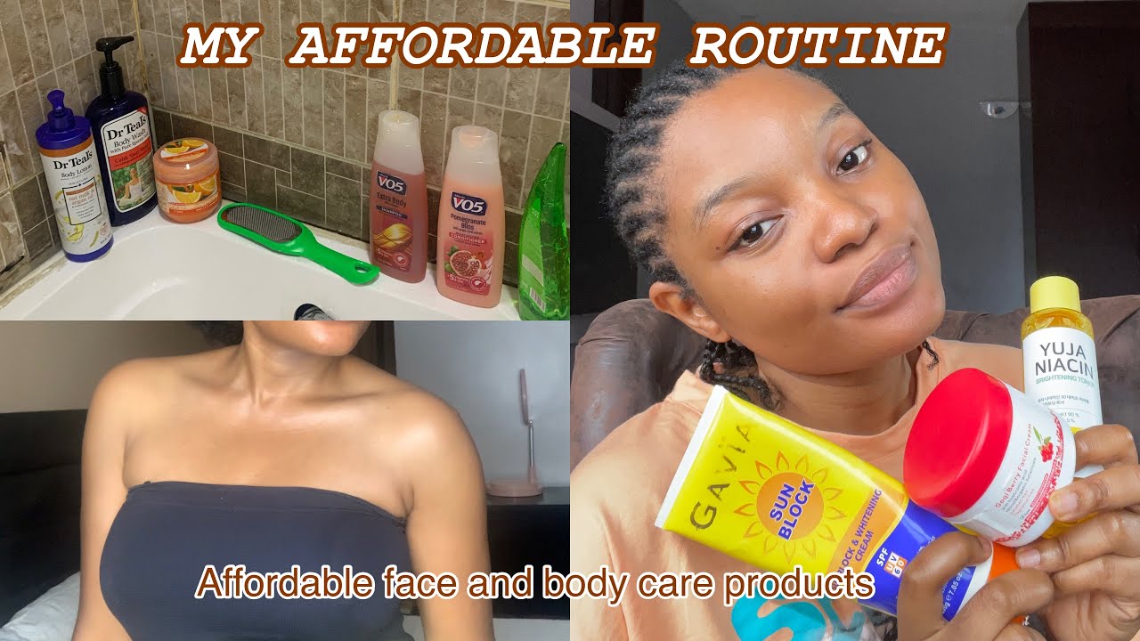 My simple and affordable shower and face routine YouTube