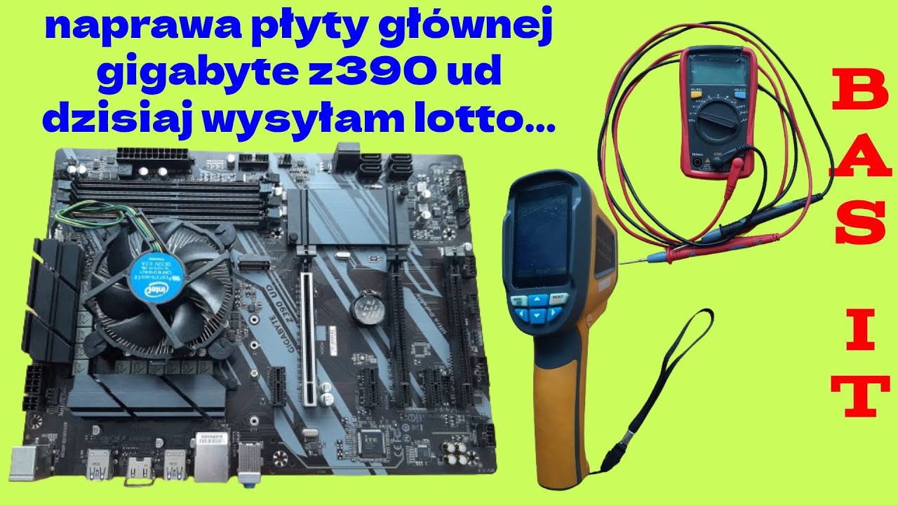 repair of the motherboard for a gigabyte z390 ud pc - today I'm