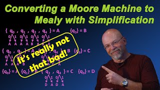 Converting a Moore Machine to Mealy with Simplification