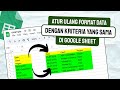GOOGLE SHEET : Cara Mudah Merapikan Data di Google Sheets dengan WRAPROW (Pemula Wajib Tonton!)