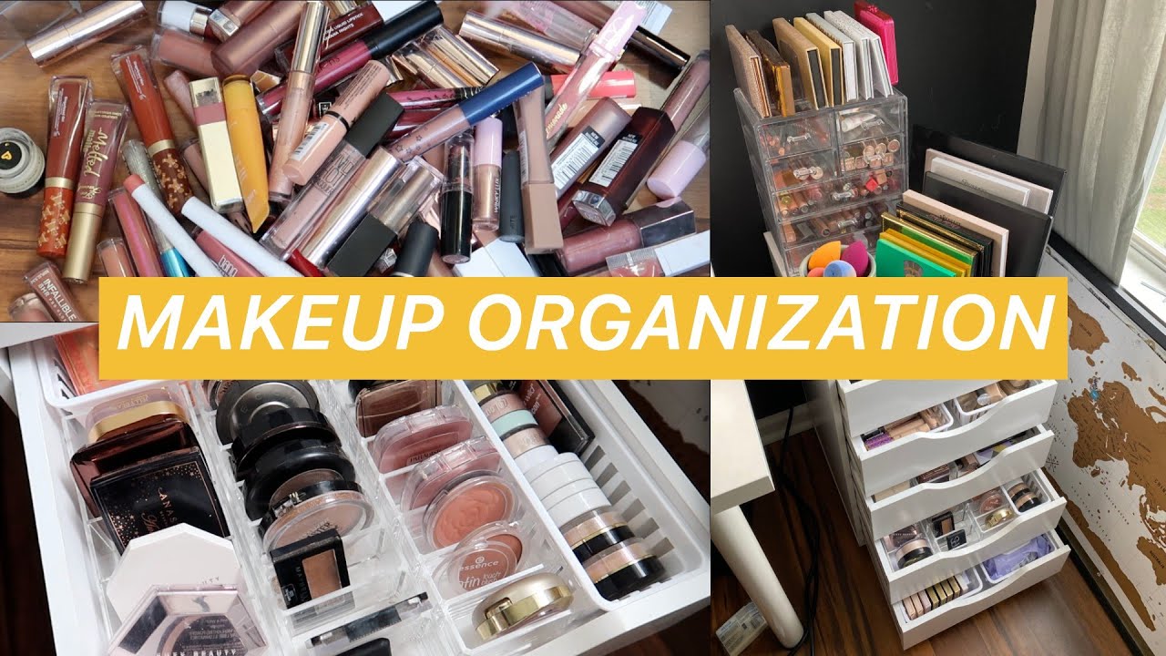ORGANIZING MY MAKEUP COLLECTION | Makeup Declutter Part 4 | mikayla jade