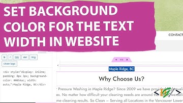 How to Add Background Color for Text Width instead of Entire Element Width using CSS in Website