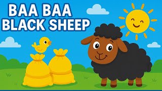 Baa Baa Black Sheep 🐑 (No Music) | Halal Nursery Rhyme for Muslim Kids | Calm Cartoon Toddle Toddle screenshot 5