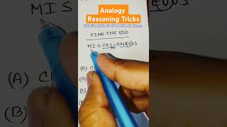 Analogy || Number Analogy Reasoning Tricks For SSC CGL CHSL GD CPO MTS RRB Exams || #new #shorts