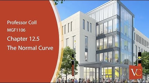 Chapter 12.5 The Normal Curve