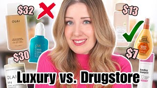 I REPLACED MY LUXURY HAIR PRODUCTS WITH DRUGSTORE...and THIS Happened!