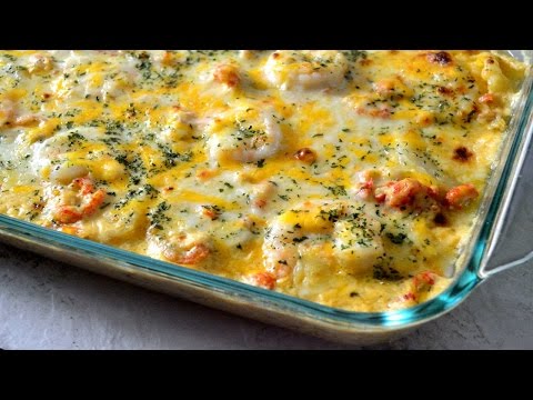 Seafood Potatoes Au Gratin