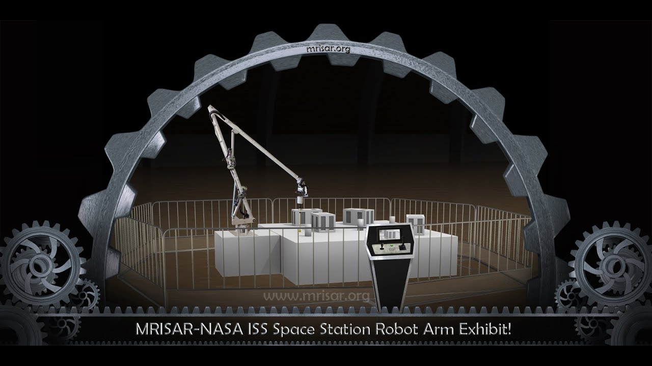 MRISAR NASA ISS Spacestation Robot Arm Exhibit
