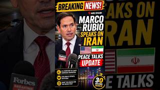 Iran-US Peace Talks: Marco Rubio Reveals New Details
