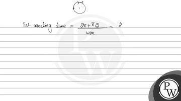 Three point particles \( \mathrm{P}, \mathrm{Q}, \mathrm{R} \) move in a circle of radius \( \ma...