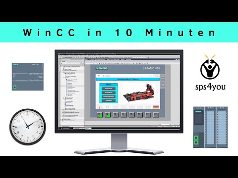 Visualisierung lernen in 10 Minuten - Anfänger Tutorial WinCC TIA Portal - Siemens HMI und SPS