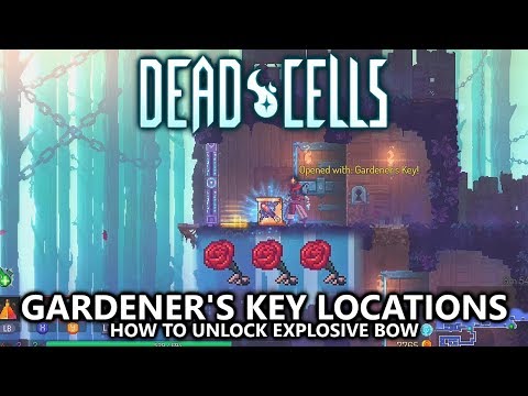 Dead Cells - Gardener's Key Locations (All 3) Guide - How to Unlock Explosive Crossbow