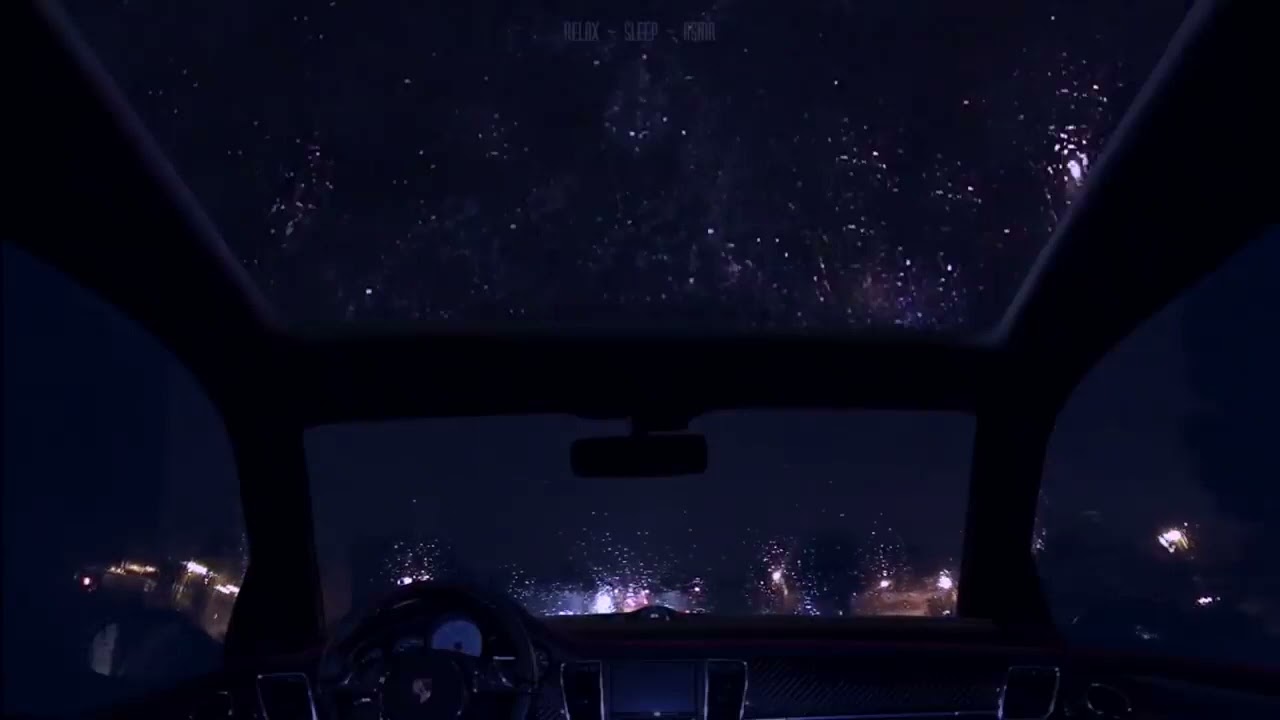 Its Raining but you´re listening Lil Peep in a Car