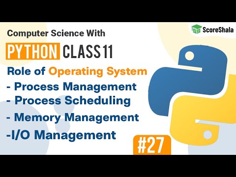Role Of Operating System (in Hindi) | Class 11 Computer Science #27