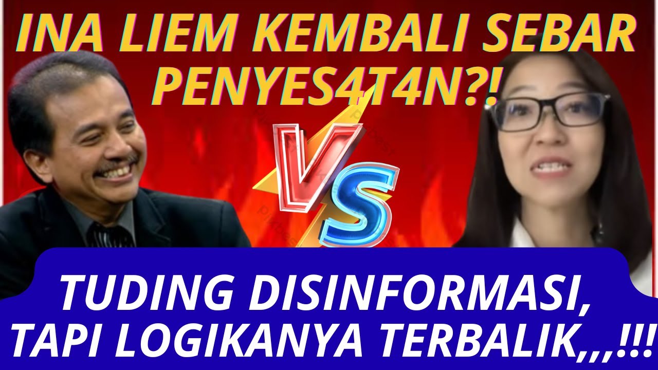 KETIKA HASIL WAWANCARA DIANGGAP SEBAR DISINFORMASI. INA LIEM KEHILANGAN AKAL SEHAT? 