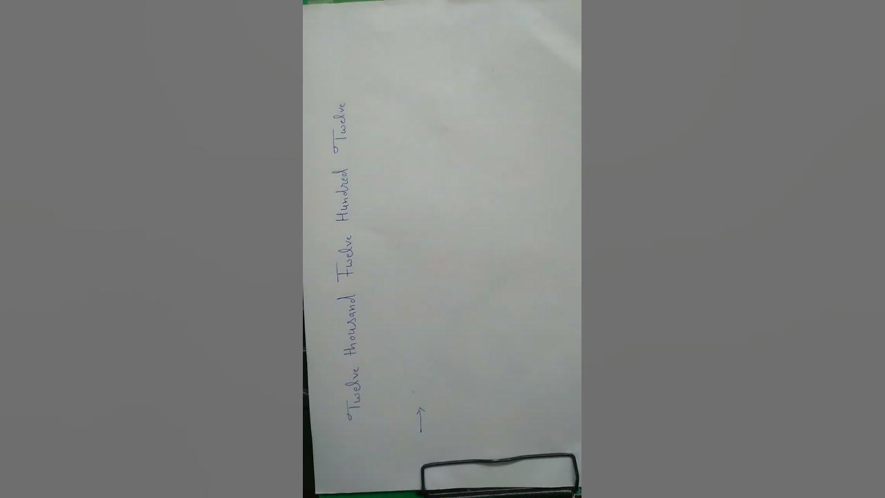Quiz sole this twelve thousand twelve hundred twelve in number youtube