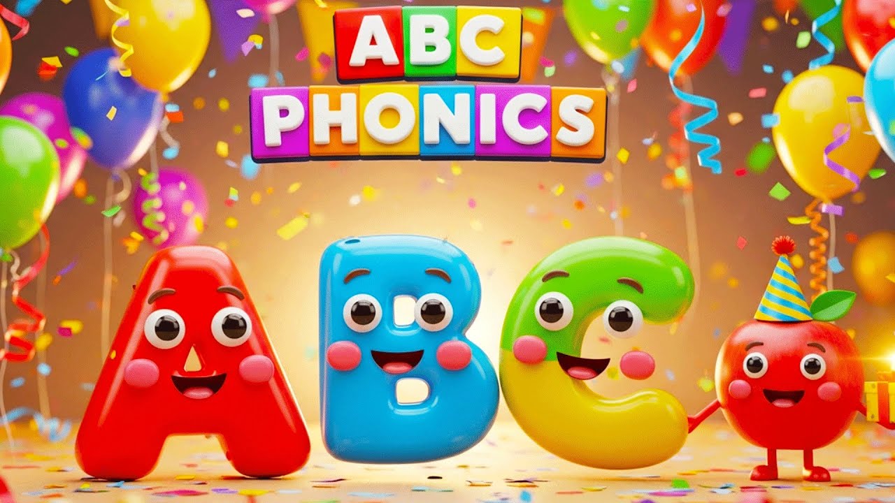 Phonics Song with TWO Words - A For Apple - ABC Alphabet Songs with ...