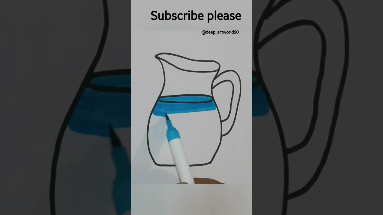 How to draw a Jug 