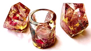 Making Floral Orgonite Crystals and Incense Holder with Resin