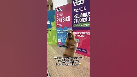 When you realise Oxford Revise will get you through your exams #gcserevision