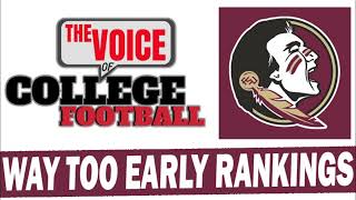 Top 5 Team??? - Florida State Way Too Early Rankings for 2023