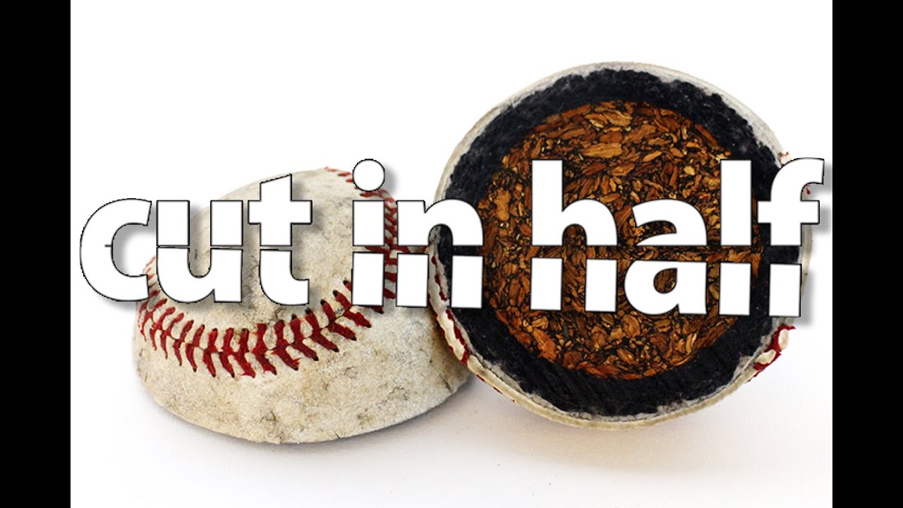 Cut In Half - Baseball