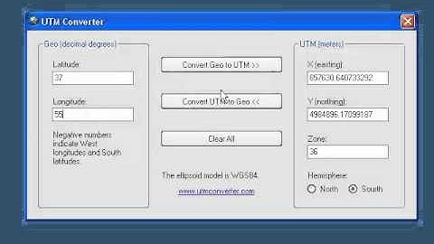 UTM Converter video demo