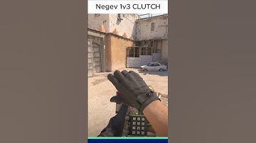 Negev 1v3 CLUTCH!!! #cs2 #cs2clips #livestreamclip #funnyclips #funnymoments #cs2clutch #csgoclutche