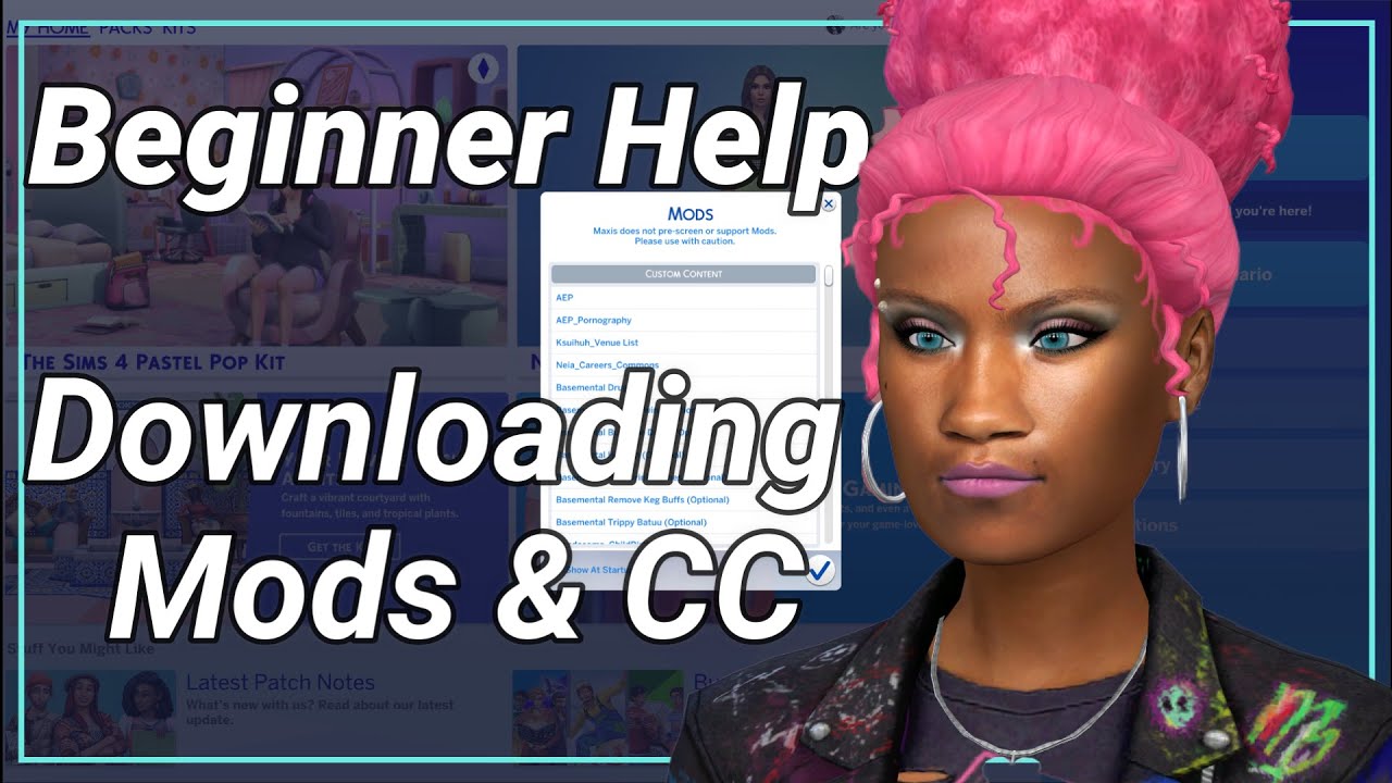 How to download, use and find MODS & CC || Sims 4 - YouTube