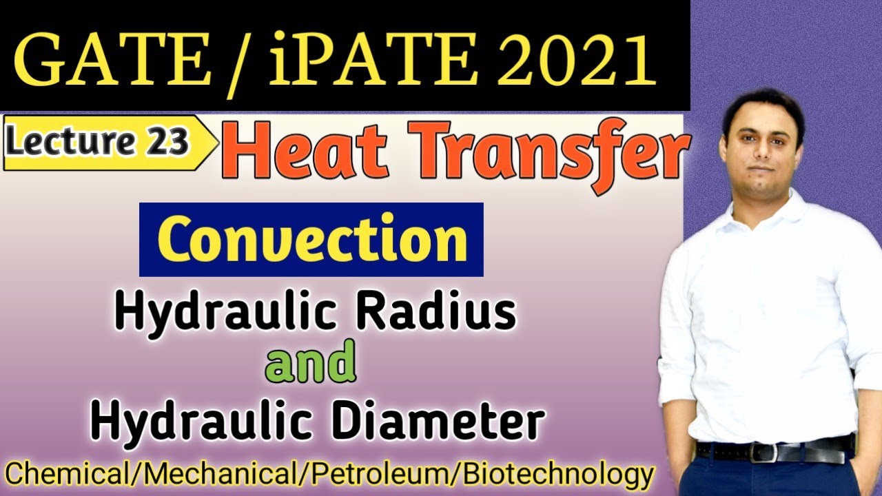 Heat Transfer Convection Hydraulic Radius Hydraulic Diameter GATE