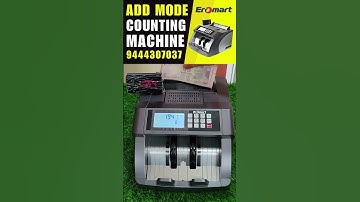 How to Use the Add Mode Cash Counting Machine in Ariyalur A Complete Guide! #shorts