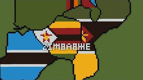How to build Zimbabwe 🇿🇼 in Minecraft