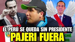 🇵🇪 JOSÉ JERÍ CENSURADO 💥YA NO ES PRESIDENTE DEL PERÚ Y SE BUSCA SU REMPLAZO 🔥