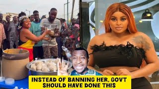 My Reaction To How Lagos State Govt. Bans Actress Sarah Martins From Giving Free Food To The People