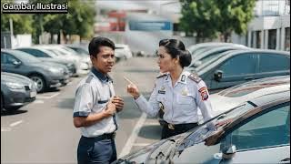 Awalnya Dihina Polwan Cantik, Tukang Parkir Ini Bikin Polwan Cantik Itu Jatuh Cinta Berat❗