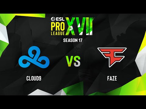 Cloud9 vs FaZe | Map 1 Overpass | ESL Pro League Season 17