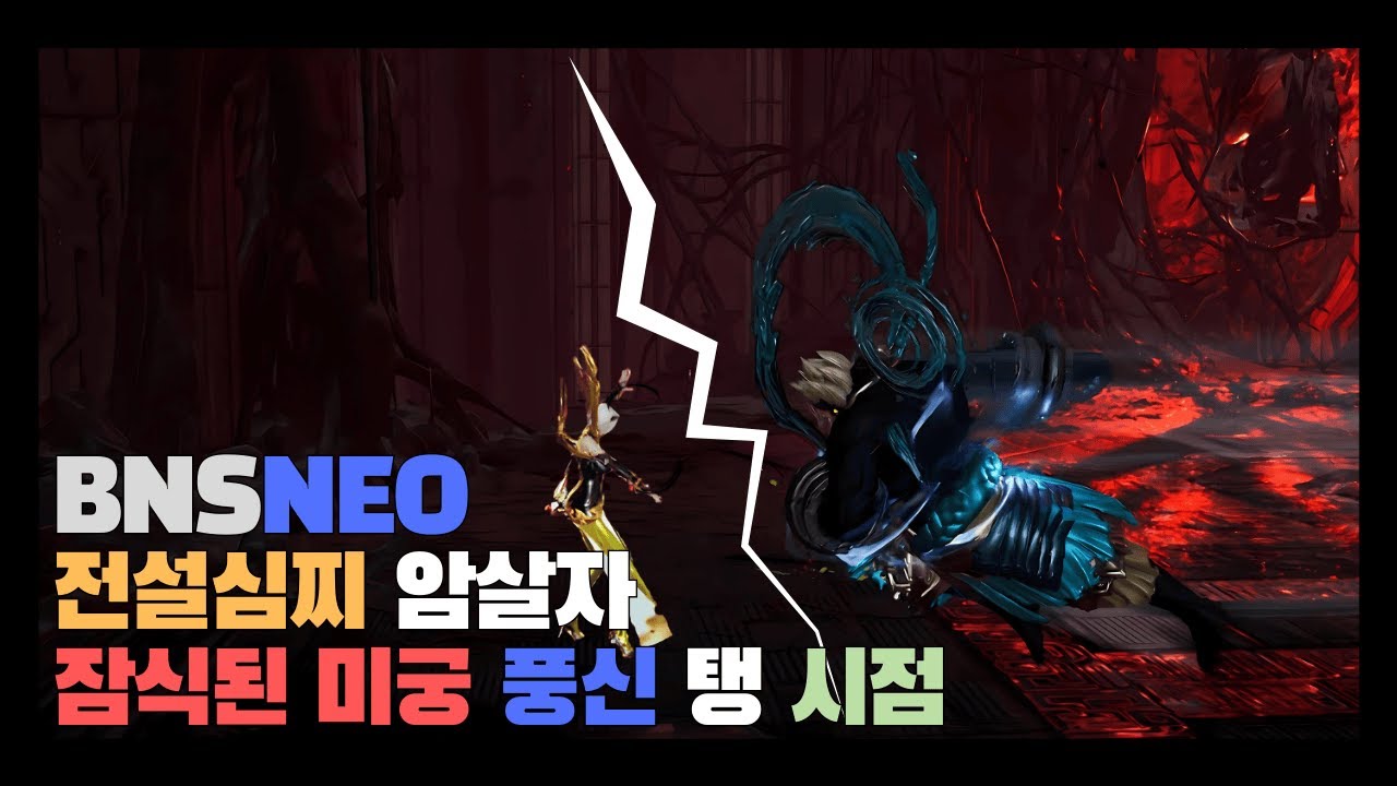 [블소네오] 전설심찌 암살자 잠식된 미궁 풍신 탱 시점