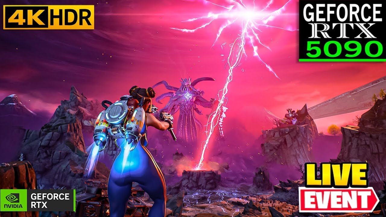 Fortnite ZERO HOUR LIVE EVENT | RTX 5090 4K MAX Settings + Ray Tracing ON #fortnite